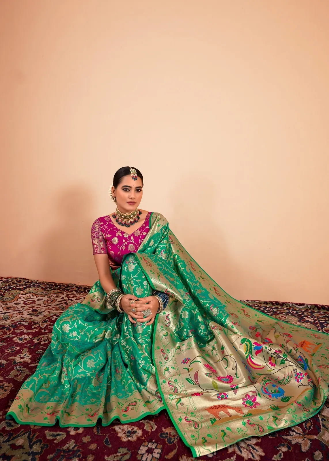 Buy Paithani Silk Saree in Surat - Reseller Bazzar