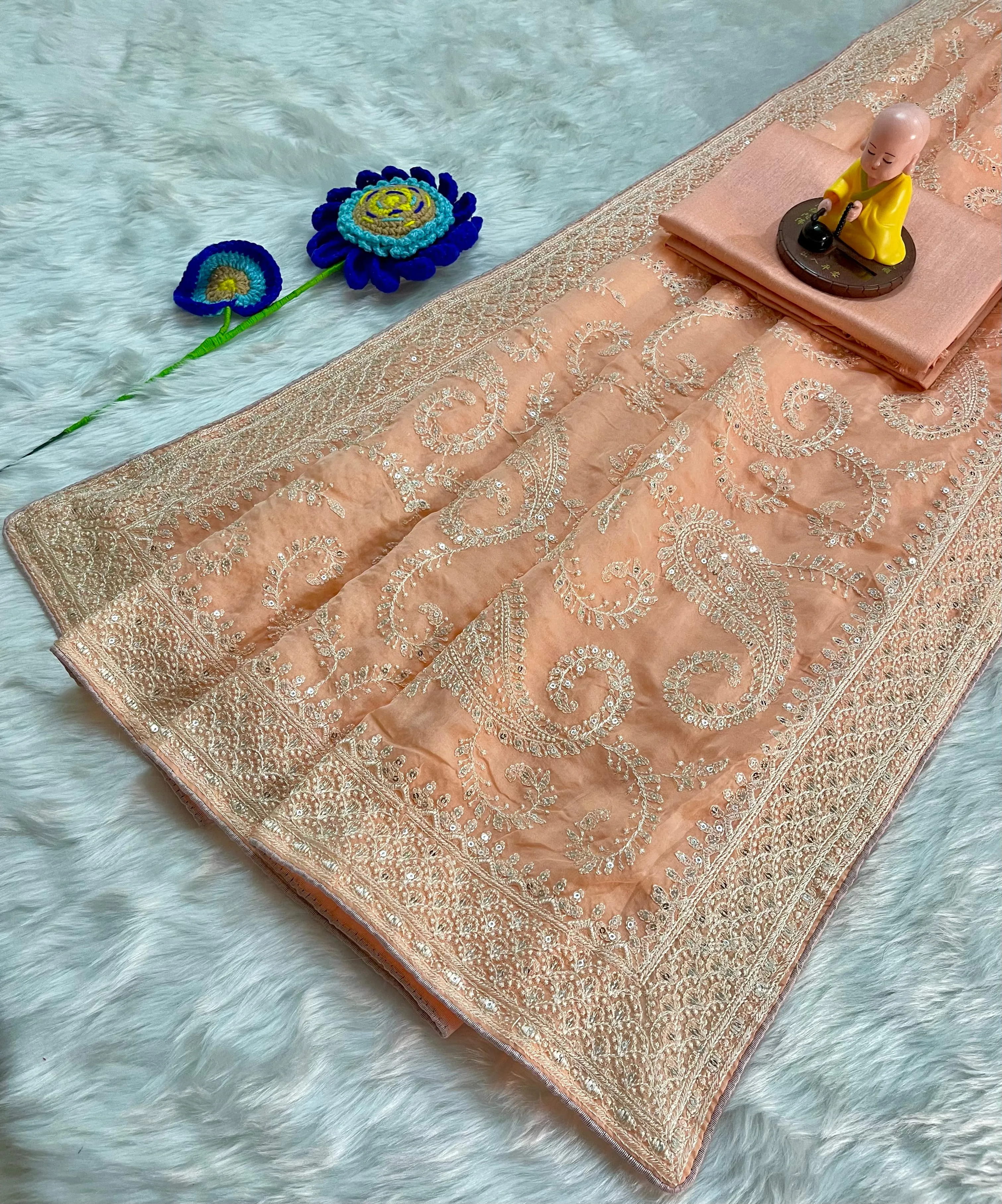 Buy Silk Fabric Premium Saree in Surat - Reseller Bazzar