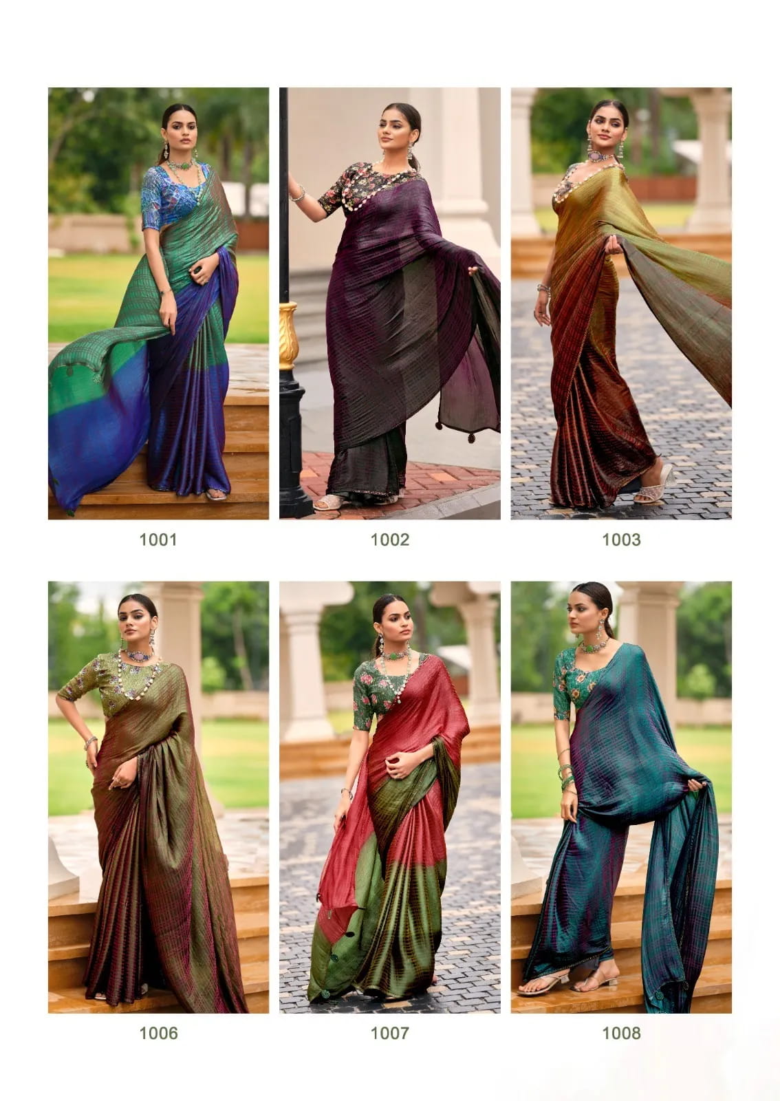 Buy New Satin Silk Premium Saree in Surat - Reseller Bazzar