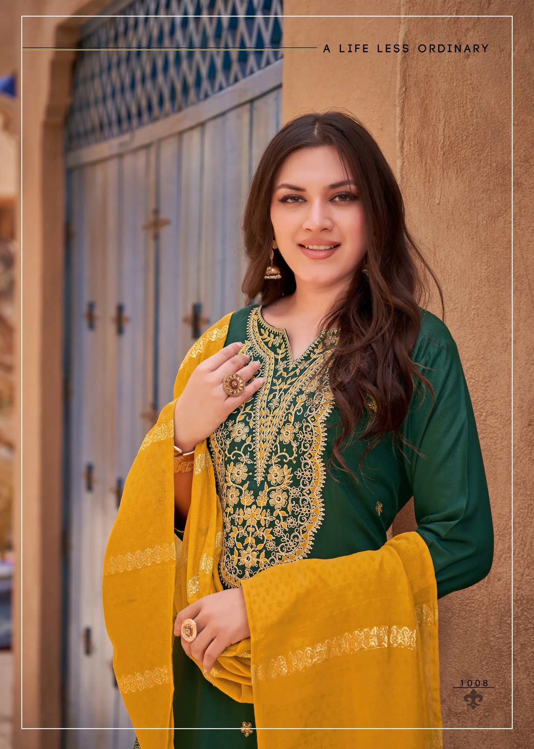 Rang Rasiya Rayon Salwar Suit with Embroidered Sharara in Surat