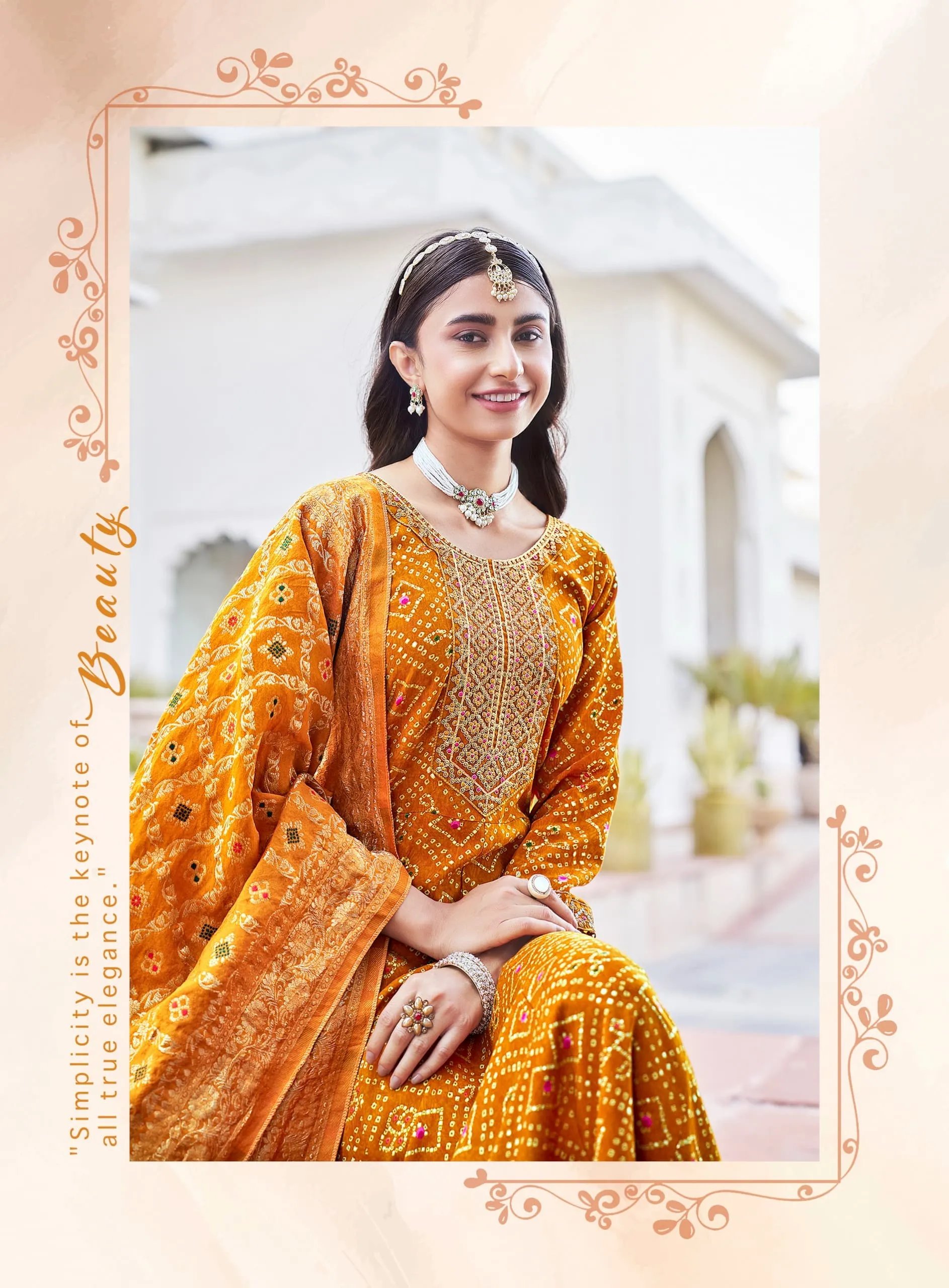 Pure Cotton Anarkali Gown Set with Pant and Dupatta in Surat
