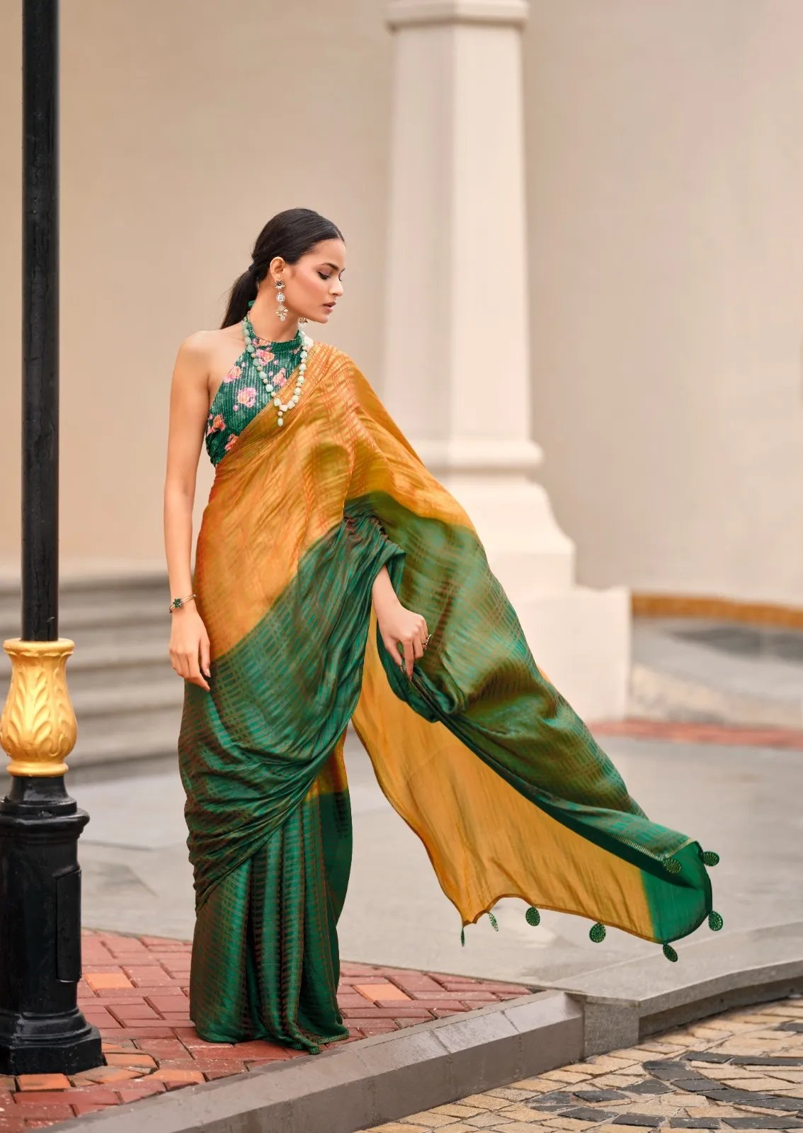 New Satin Silk Premium Saree in Surat