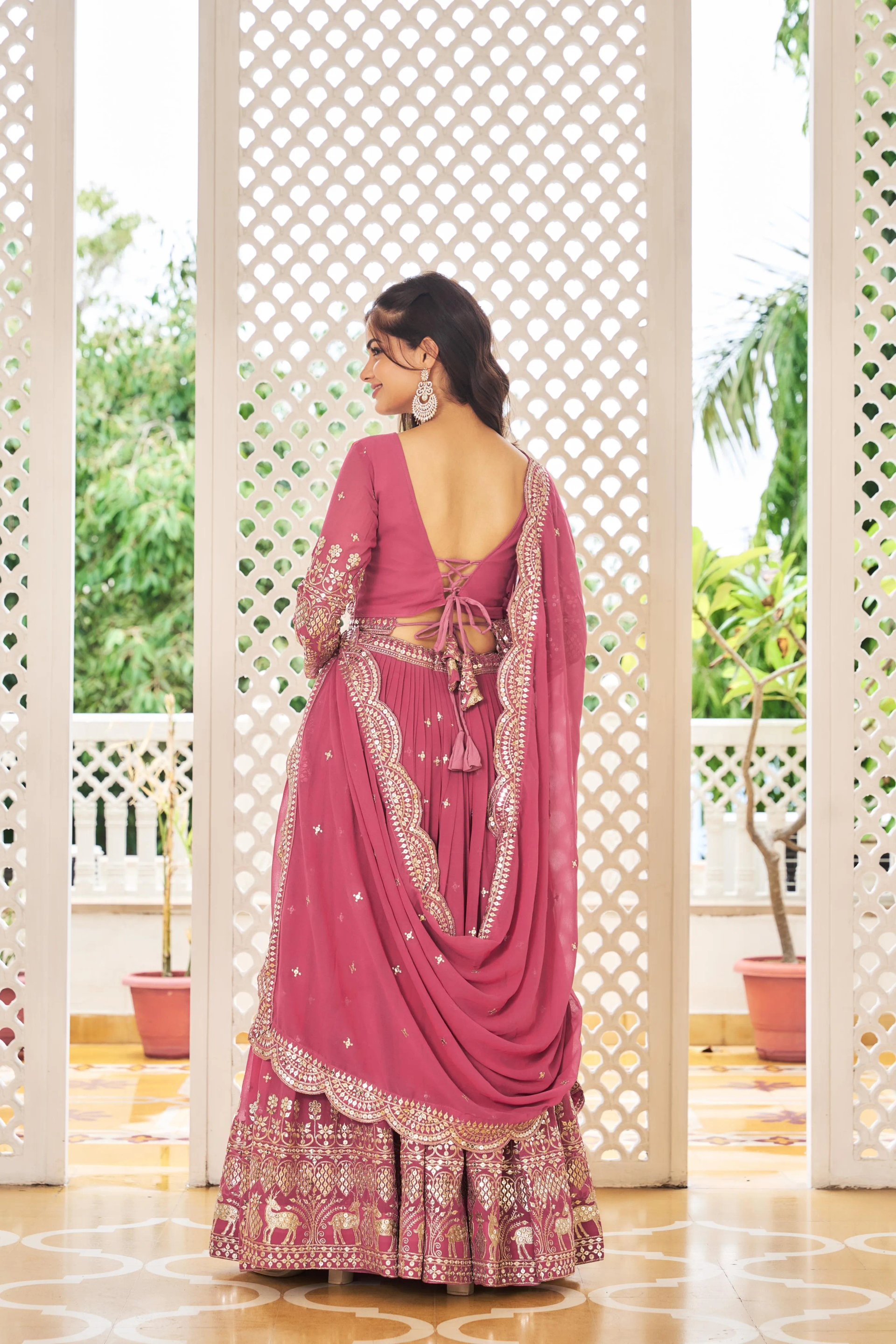 Heavy Fox Georgette Lehenga Choli with Sequence Embroidery in Surat