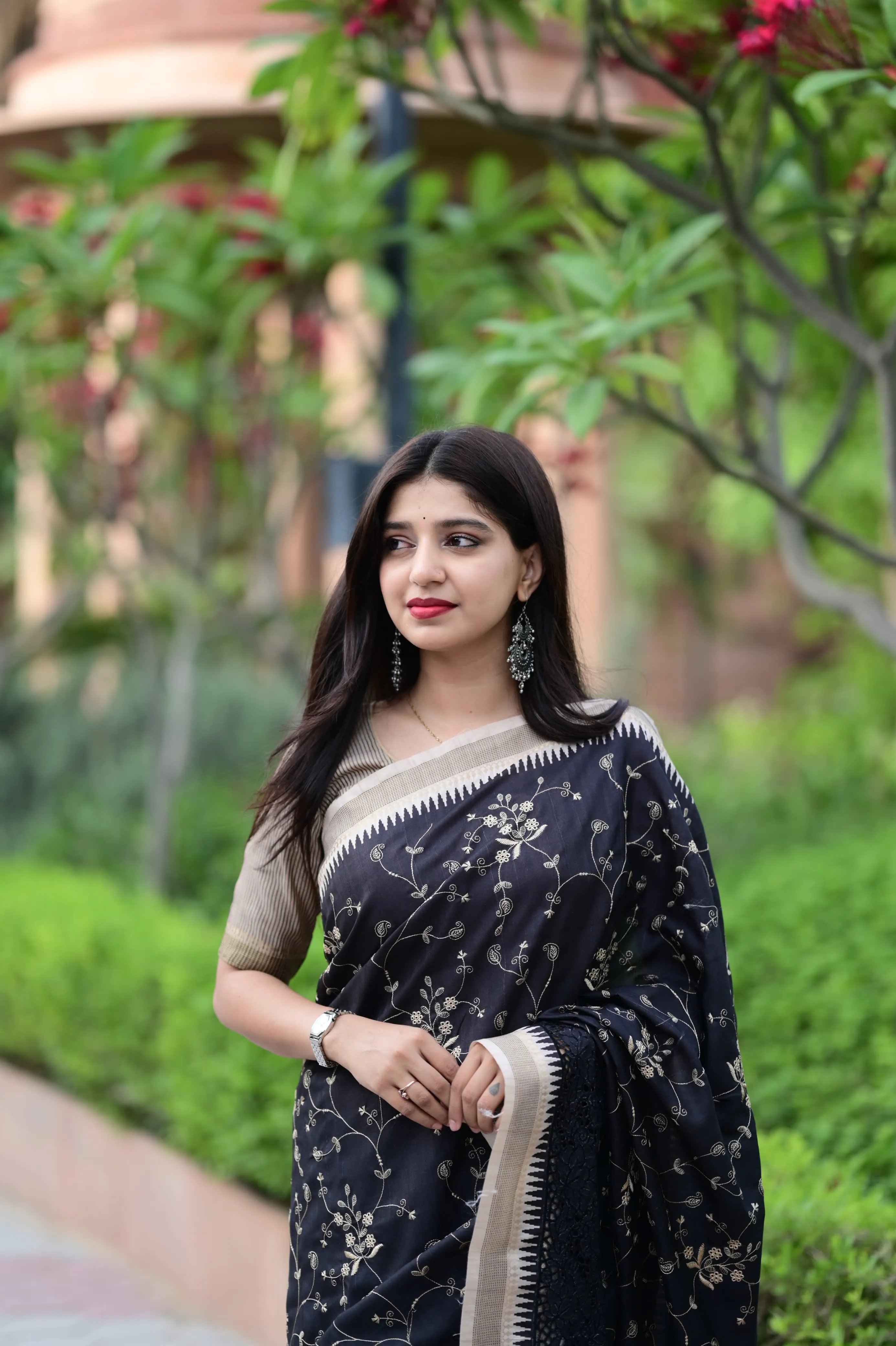 Soft Cotton Tusser Premium Saree in Surat