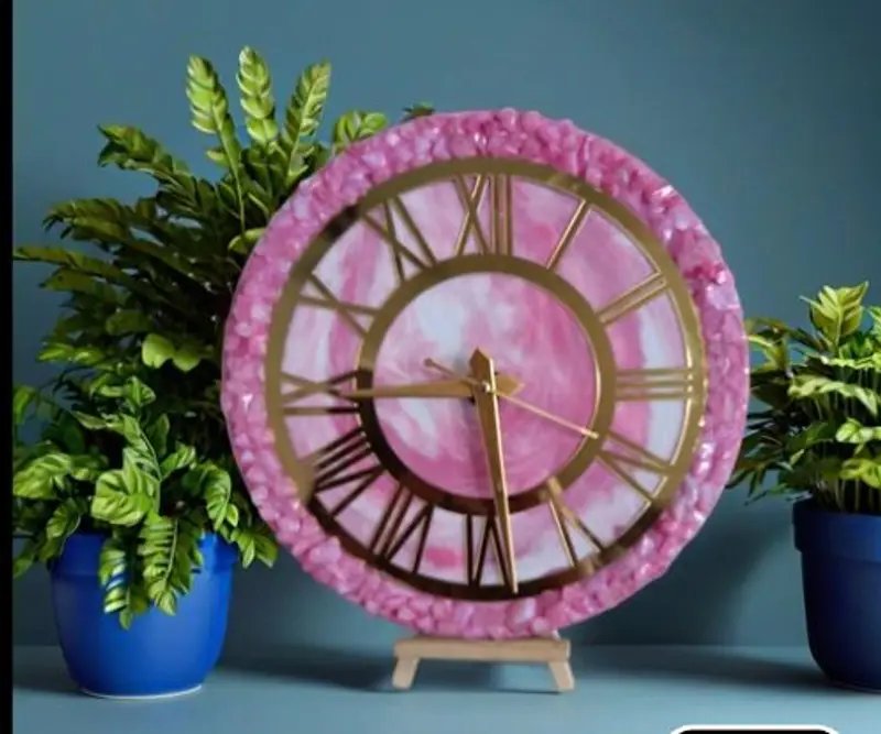 Resin Handmade Wall Clock in Ahmedabad