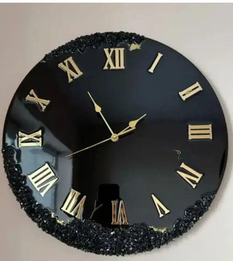 Customised Resin Handmade Wall Clock - Premium Home Decor in Ahmedabad