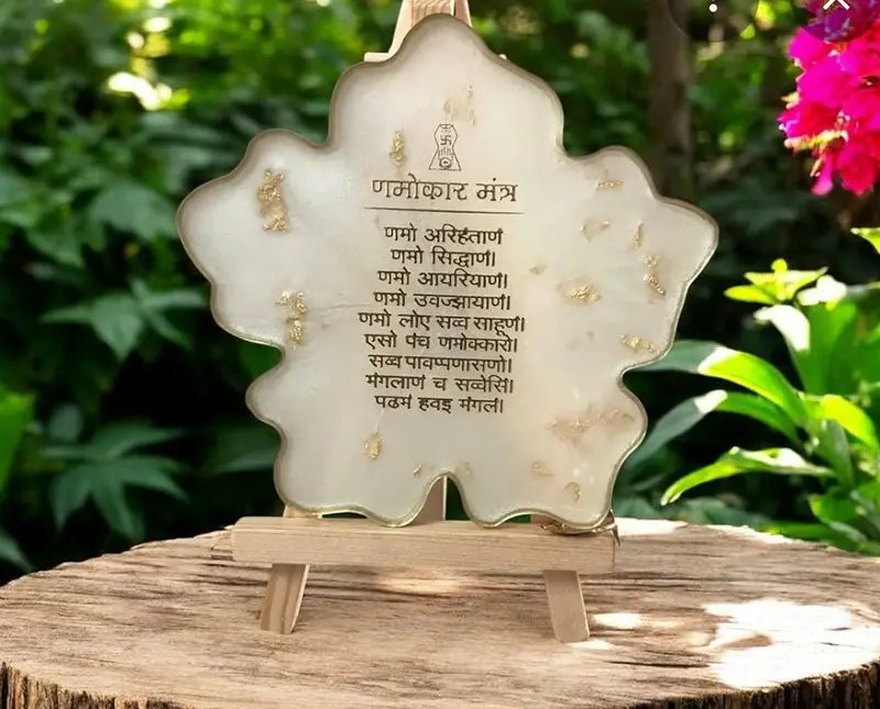 Resin Handmade Mantra Frames for Home Mandir and Pooja Decor in Ahmedabad