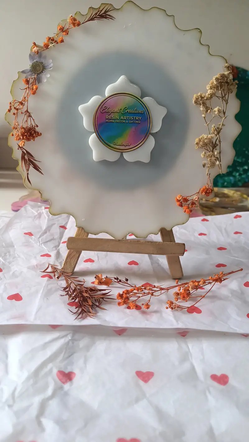 Resin Handmade Ganesh Mantra Frame for Mandir and Home Decor in Ahmedabad
