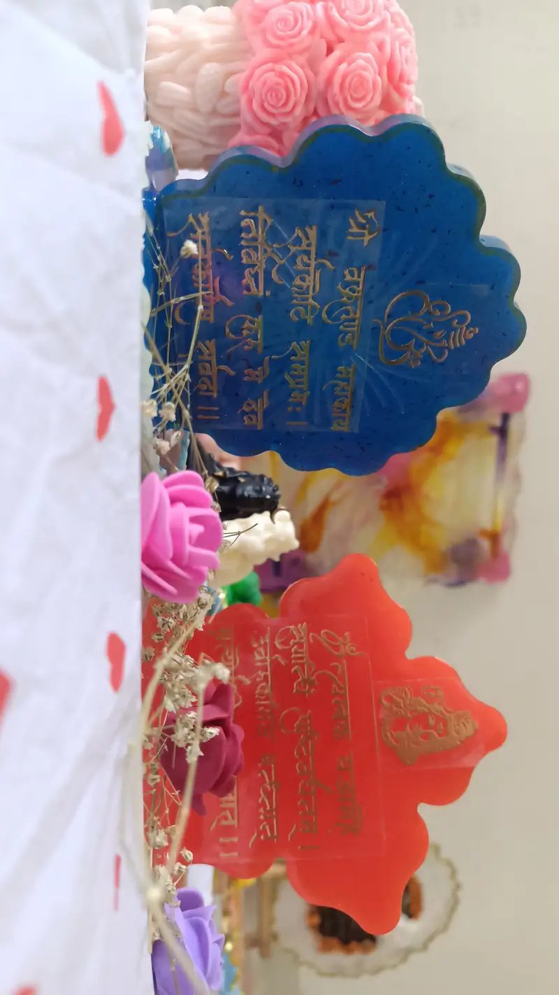 Handmade Resin Mantra Stand Combo for Pooja and Home Decor in Ahmedabad
