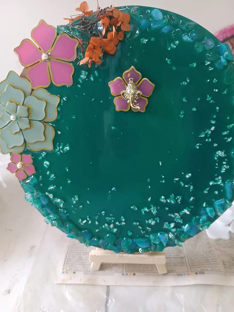 Resin handmade customised mantra frame in Ahmedabad