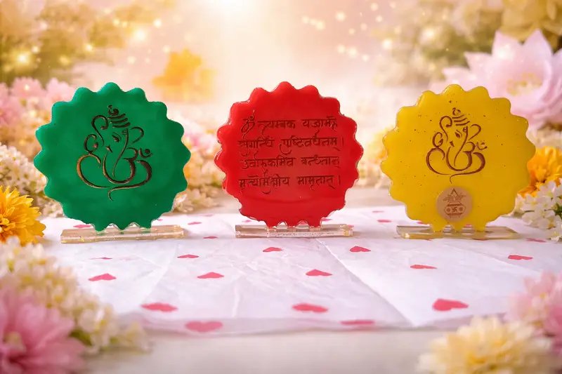 Resin Handmade Customised Gifts for Home Decor and Festivals in Ahmedabad