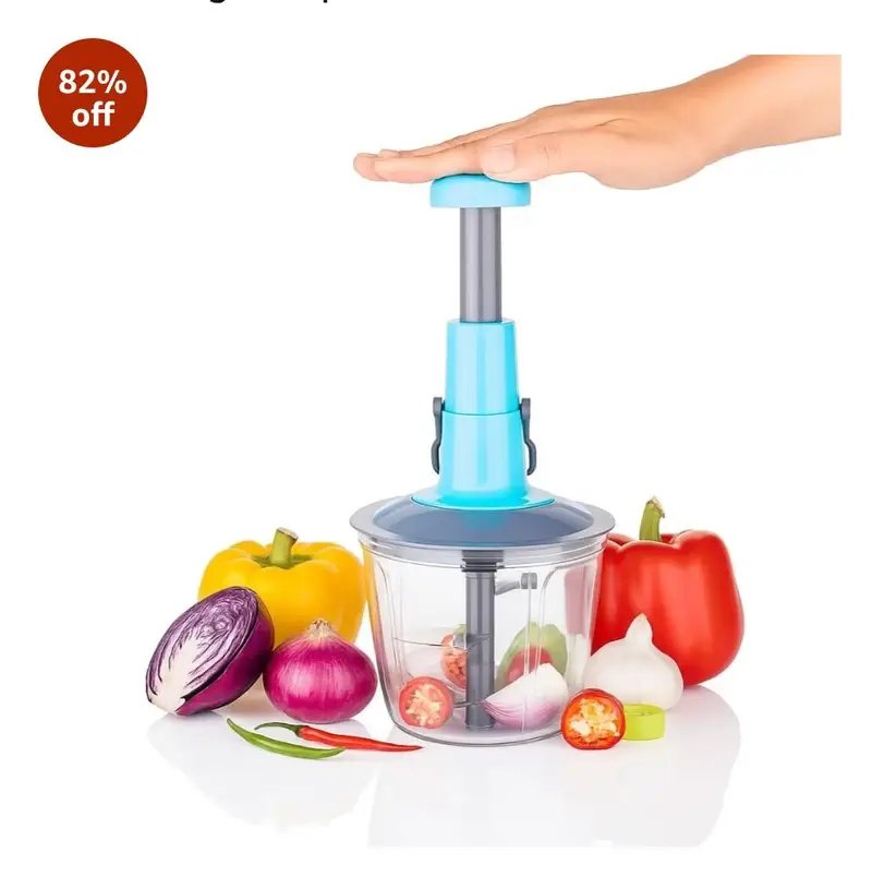 3 Blade Vegetable Push chopper 1000ml in Umaria