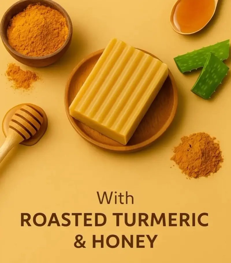 Haldi & Honey Tan Removal Soap - Herbal Skin Brightening in Mumbai