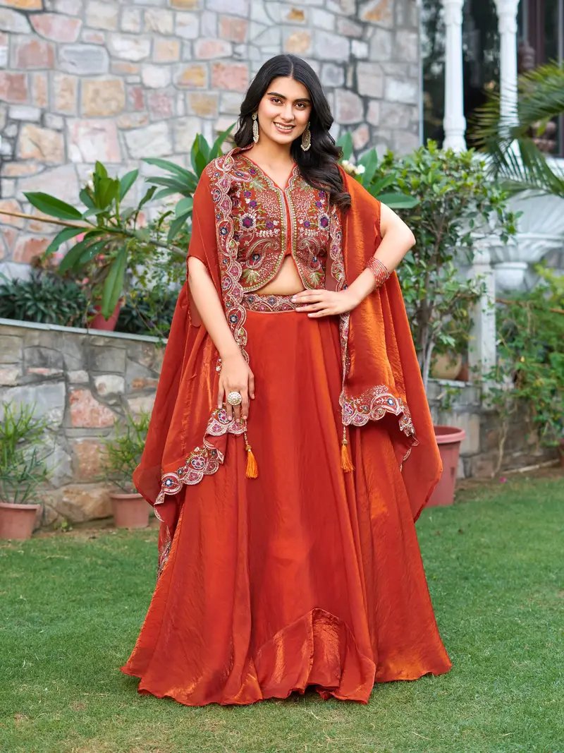Beautiful Sharara Skirt Lahenga Outfits in Surat