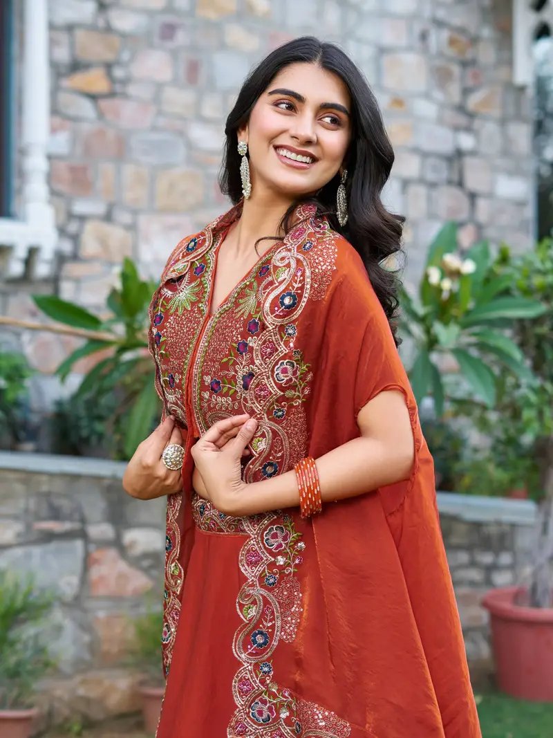 Beautiful Sharara Skirt Lahenga Outfits in Surat