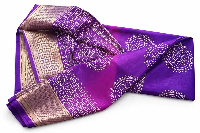 Beautiful Soft Bandani Dola Silk Saree in Hyderabad