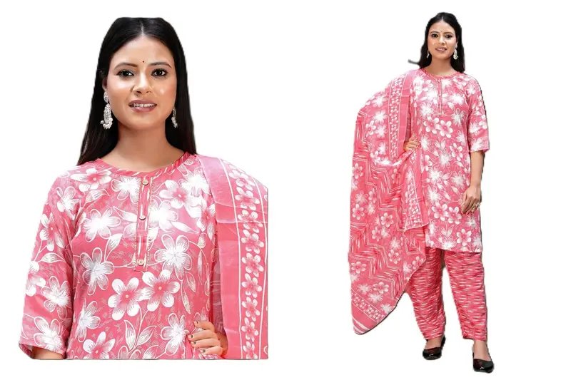 PickCell Women Kurti with Botttom & Dupatta in Thane