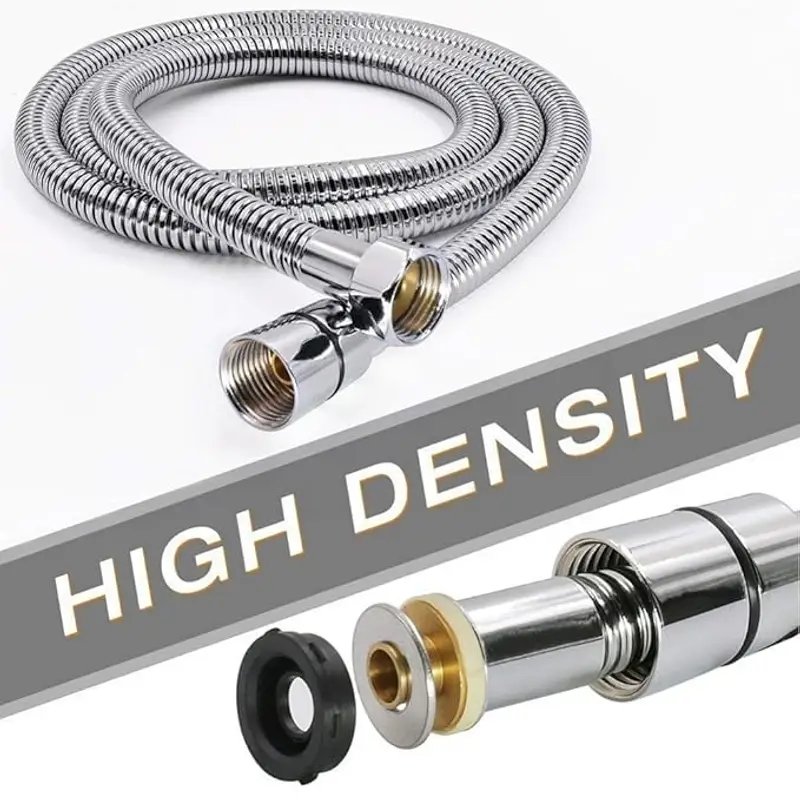 SS 304 Flexible Shower Hose Rust Resistant Bathroom Pipe in Surat
