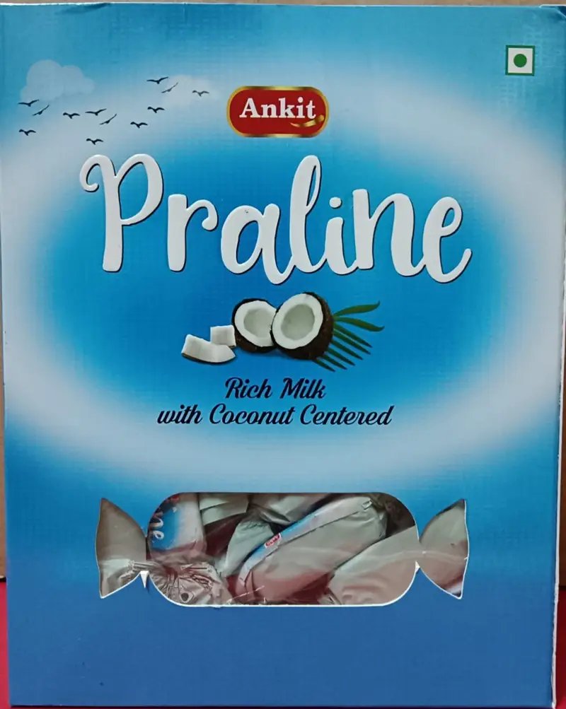 Ankit Praline Milk Chocolate with Coconut - Box of 70 in Hyderabad