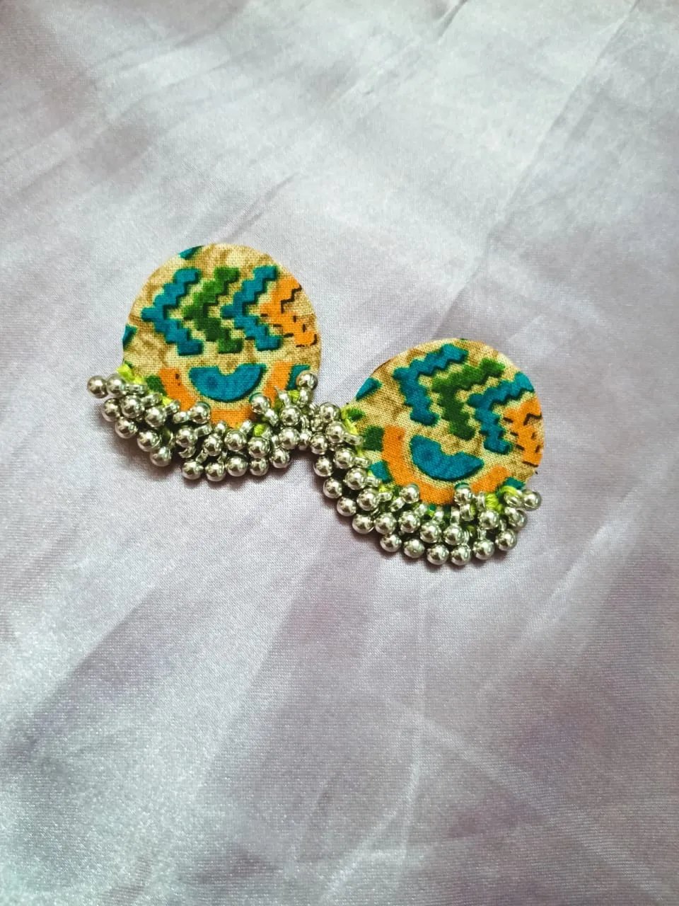 Lightweight Premium Fabric Earrings - Ethnic Eco-Friendly in Mumbai