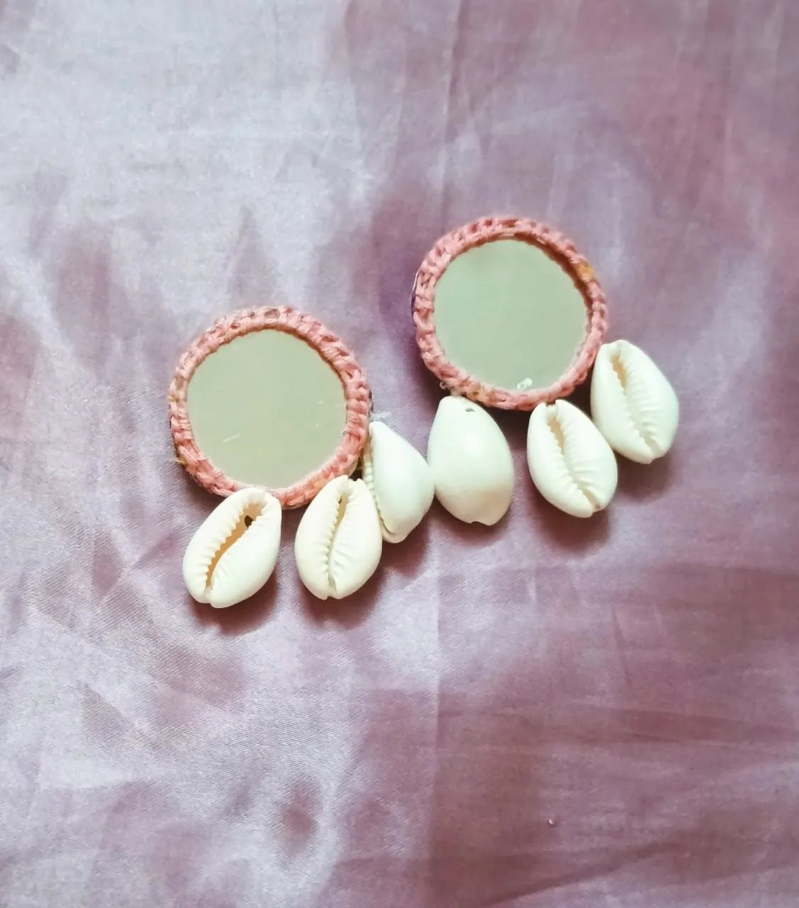 Lightweight And Handcrafted Mirror Earrings in Mumbai