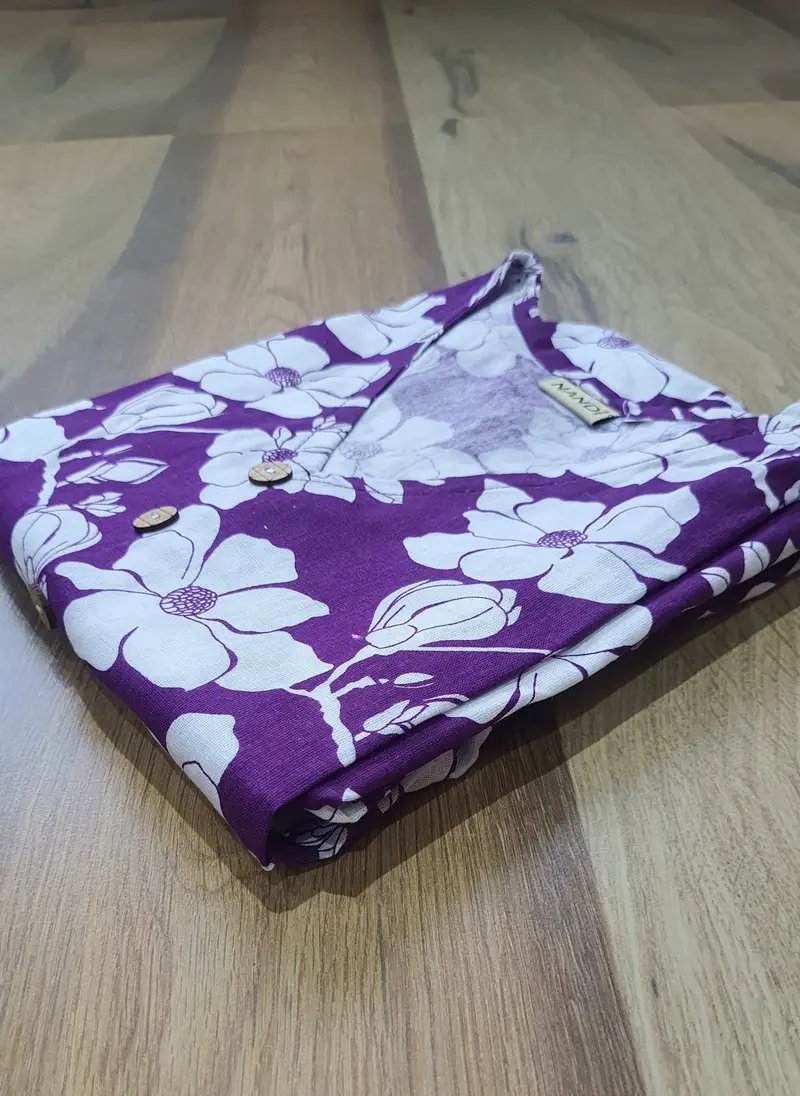 Pure Cotton A-Line One Piece Dress for Women - Casual in Surat