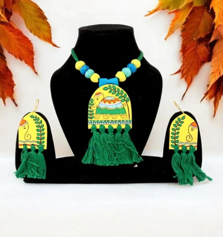 Handmade Turtle Neckpiece Set in Mumbai