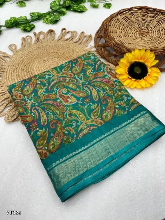 Ajrakh Gold Super Bandhani Saree with Premium Zari Work in Rajkot