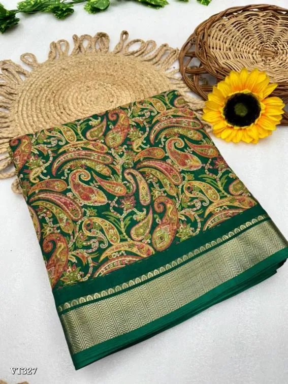 Ajrakh Gold Bandhani Saree with Premium Zari Work for Festive in Rajkot