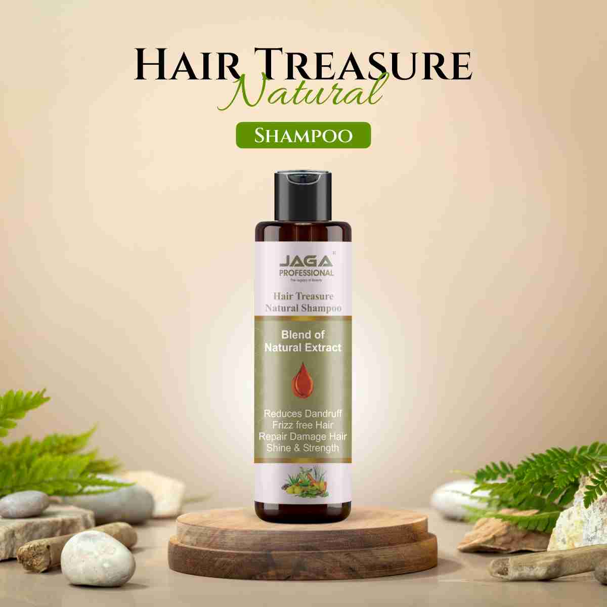Hair Treasure Natural Shampoo - Herbal Sulfate-Free Care in Junagadh