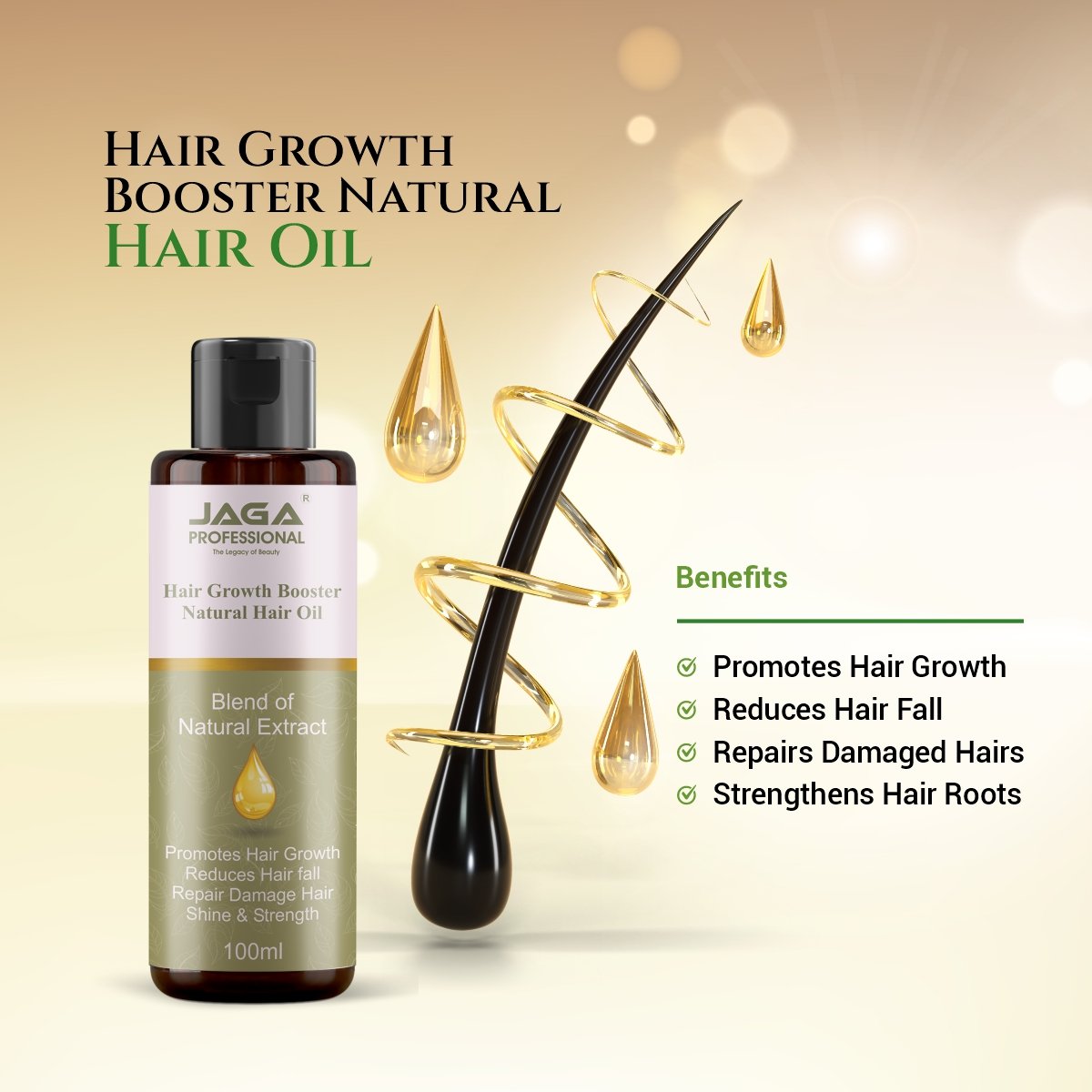 Hair Growth Booster Natural Hair Oil details | Reseller Bazzar Hair Growth Booster Natural Hair Oil in Junagadh