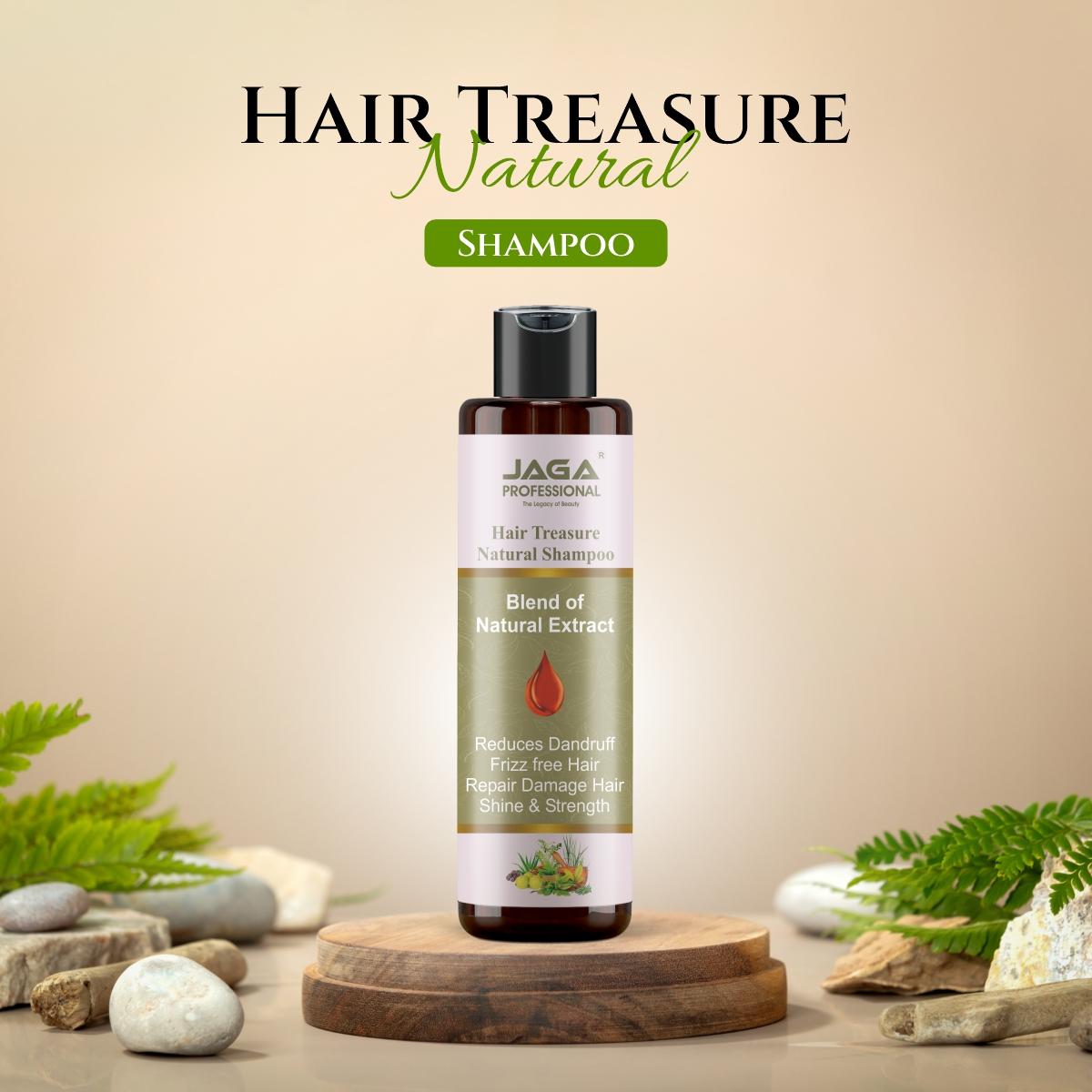 Buy Hair Treasure Natural Shampoo - Herbal Sulfate-Free Care in Junagadh | Reseller Bazzar